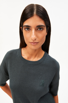 Knit Sweater SS, Space Steel