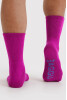 Ribbed Socks, Deep Fuchsia