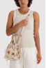 Nylon Drawstring Bag, Abstract Floral