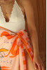 Sunset Surf Scarf, Orange/Pink