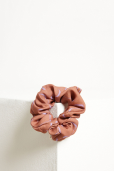 GB-Sina Scrunchie, Ochre/Pink