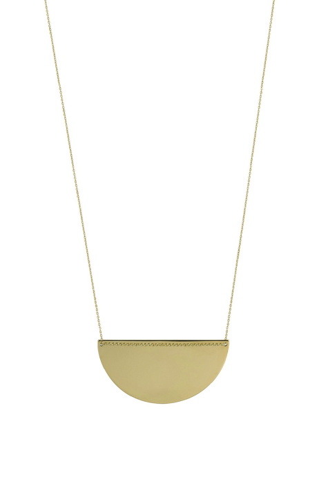 Moon Necklace 1, Brass