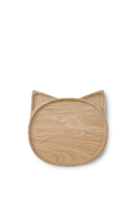 Conrad Wood Plate, Cat Natural