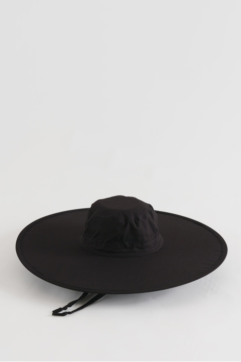 Packable Sun Hat, Black
