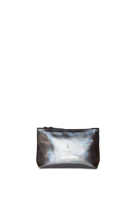 Cosmetic Bag, Holo Steel