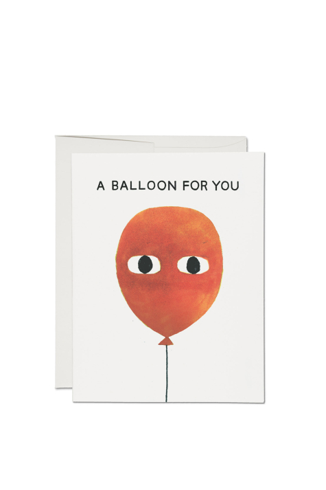 Card, A Balloon
