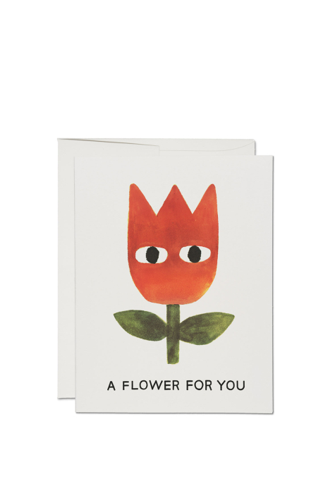 Card, A Flower