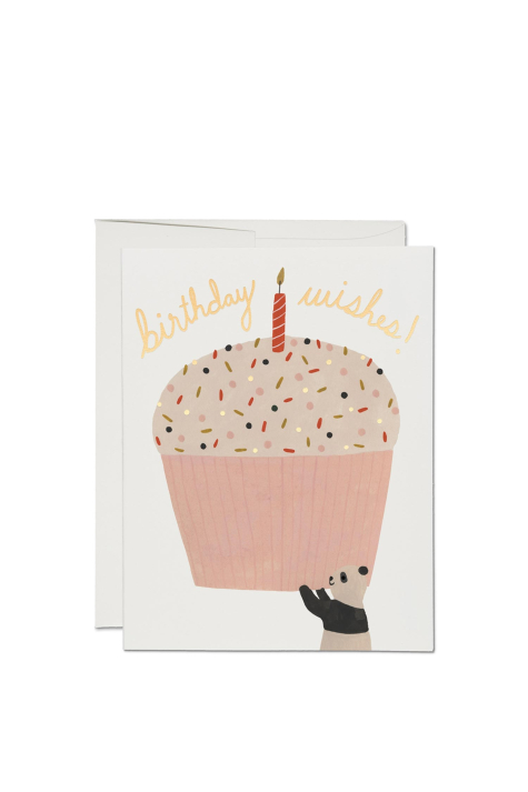 Card, Panda Cupcake