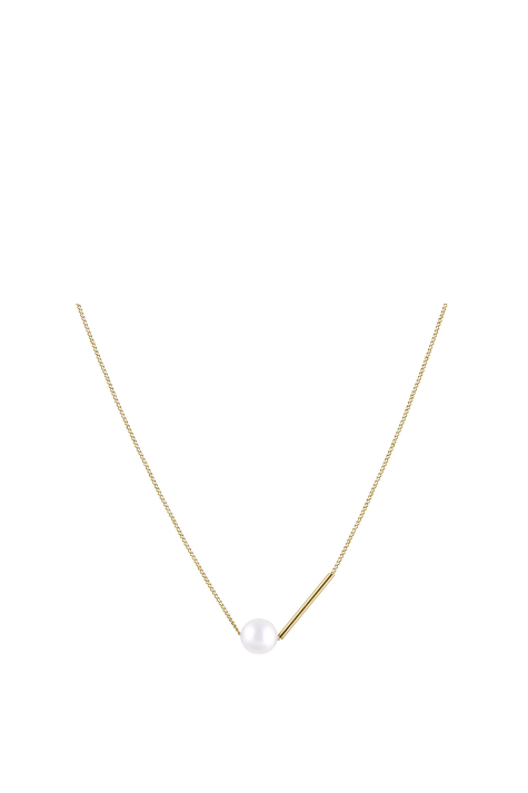 Pearl Brass Necklace 1
