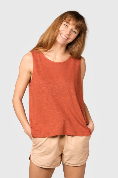 Dee Tank Top, Clay Red