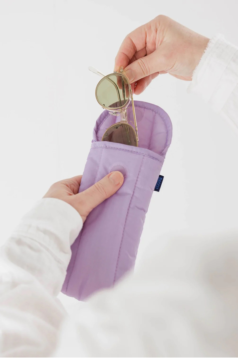 Puffy Glasses Sleeve, Dusty Lilac