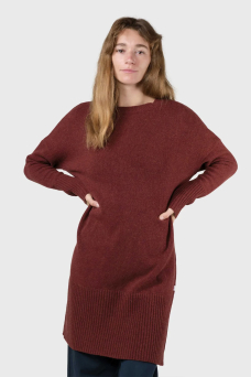 Thea Knit Dress, Clay Red