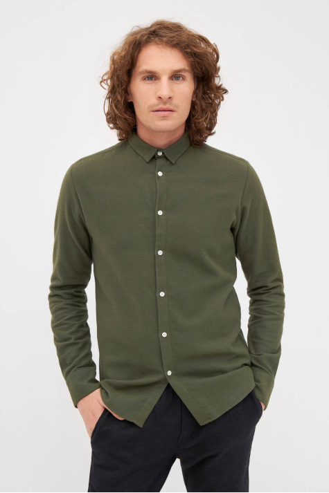 Kent Shirt, Moss Green