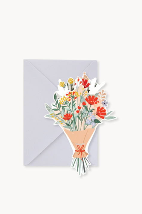 Card, Wildflowers