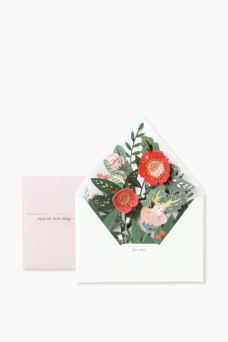 Card, Floral Envelope S