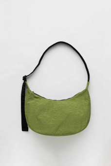 Nylon Crescent Bag M, Avocado