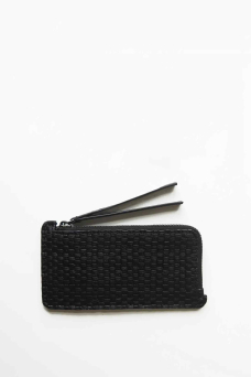 Ines Card/Coin Holder, Black