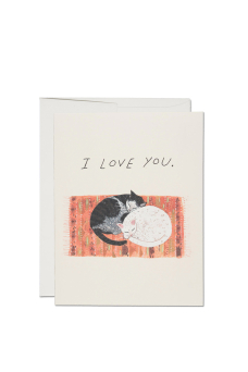Card, Cat Cuddle Love