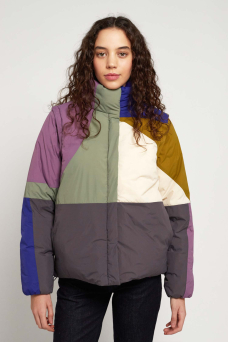 Short Jacket, Landscape Color Block