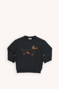 Embroidered Sweater, Dachshund