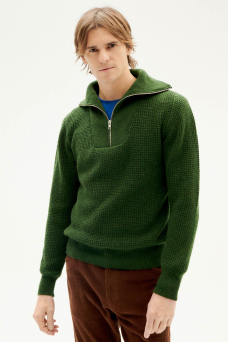 Helio Sweater, Dark Green