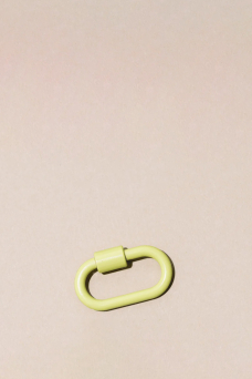 Mini Lock Keychain, Lime
