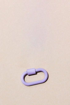 Mini Lock Keychain, Lavender