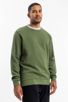 Waffle Sweat, Forest Green