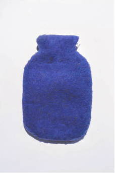 Hot Water Bottle, Cobalt Blue
