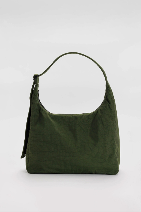 Nylon Shoulder Bag, Bay Laurel