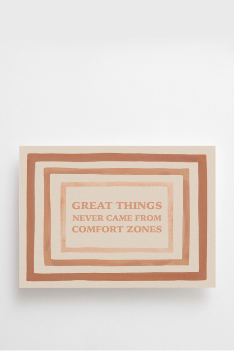 Postkarte, Comfort Zone