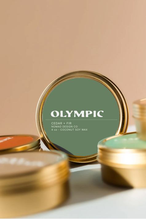 Travel Tin Candle, Olympic