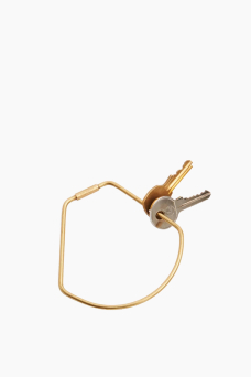 Contour Key Ring Brass, Bell
