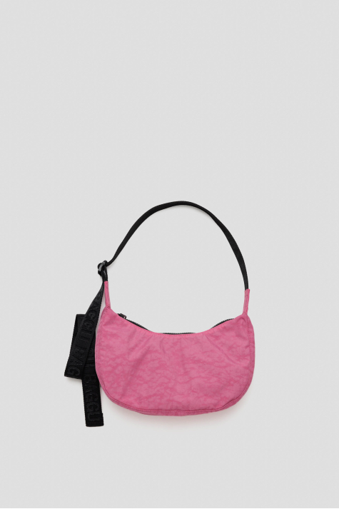 Nylon Crescent Bag S, Azalea Pink