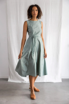 Karishma Dress, Eukalyptus